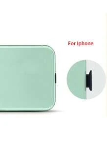 1set Phone Charging Port Cleaning Tool & Dust Plug - Black and White - View 4