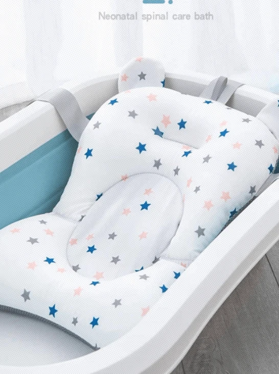 1 Stück Badewannenmatte, faltbare Badewannenauflage & Stuhl, Badewannenkissen, rutschfest, weich, Körperkissen - Weiss - Übersicht 1