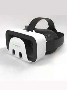 Virtual Reality 3D Smart Helmet VR Glasses For Movies And Game - White - View 2