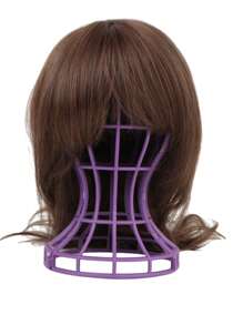 1pc Hollow Out Wig Stand - Purple - View 5