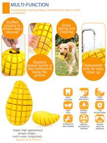 PC Mango Thiết Kế Thú Cưng Nhai Đồ Chơi - Màu vàng - Xem 2