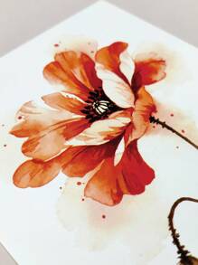 1sheet Floral Pattern Tattoo Sticker - Multicolor - View 6