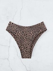 SHEIN Swim 2025 Leopard Print Swimwear Bottom Summer