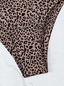 SHEIN Swim 2025 Leopard Print Swimwear Bottom Summer