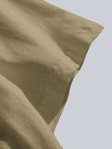 Manfinity Homme Áo thun & Áo lót Nam Con số Hoa Giải trí - Màu Khaki - Xem 3