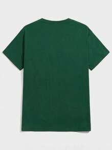 Manfinity Homme Men Figure Graphic Tee - Green - View 2