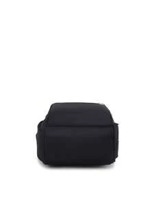 Bolsa portátil para botellas de gran capacidad, decorada con nailon de Color sólido, con cremallera, adecuada para el uso diario de mamá, 1 pieza - Negro - Ver 6