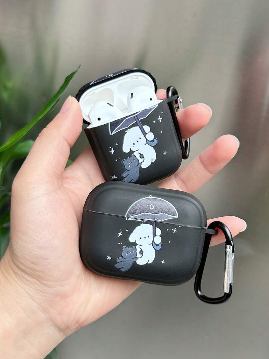 Vỏ mô hình chú chó hoạt hình tương thích với AirPods - Nhiều màu - Xem 1