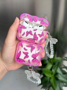 Vỏ hoa văn bướm Tương thích với AirPods - Nhiều màu - Xem 2
