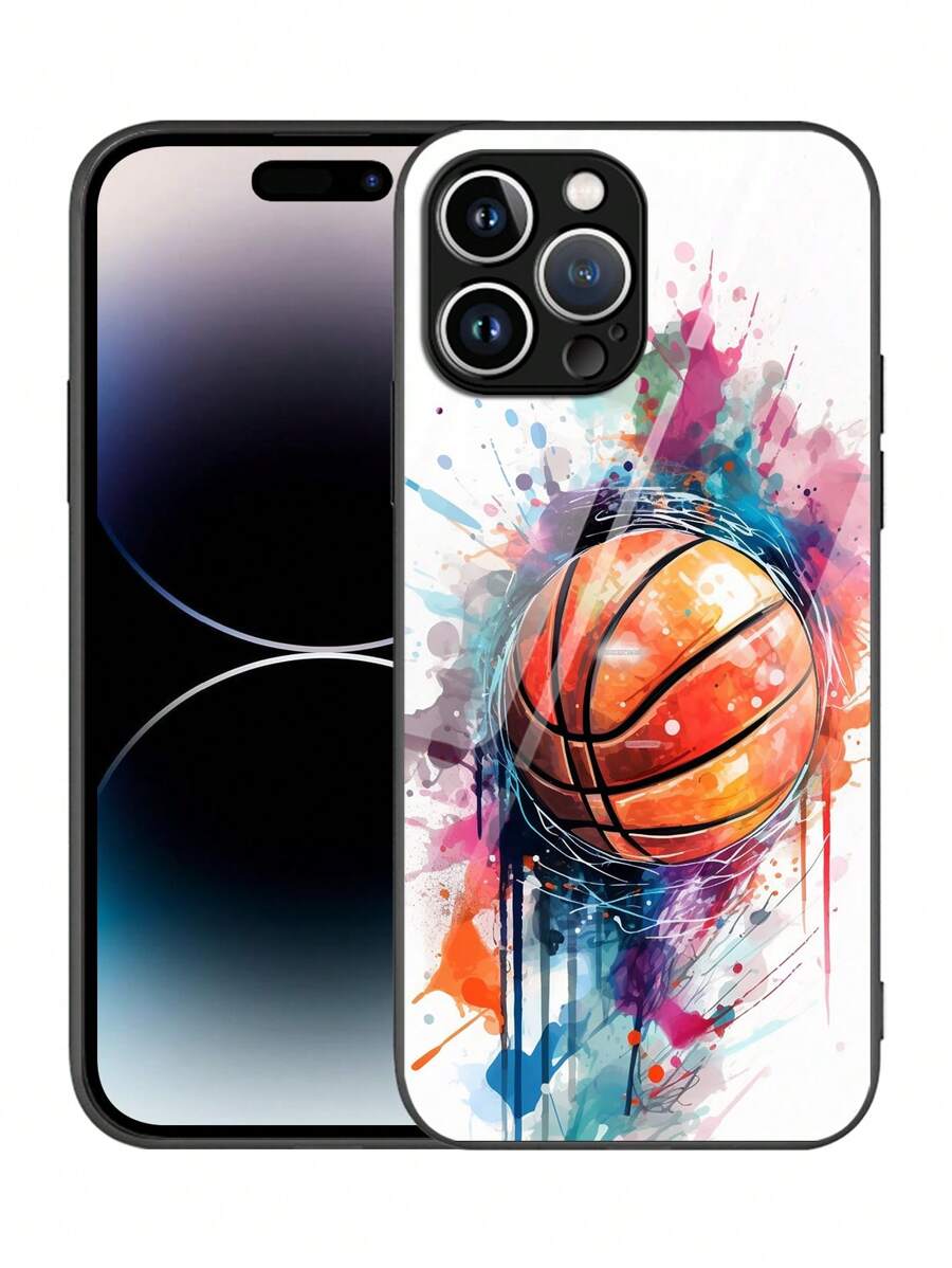 籃球圖案手機殼男生手機殼 - 彩色 - 查看 1