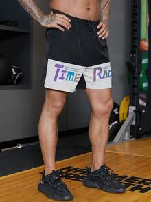 Quần short thể thao nam - màu đen - Xem 6