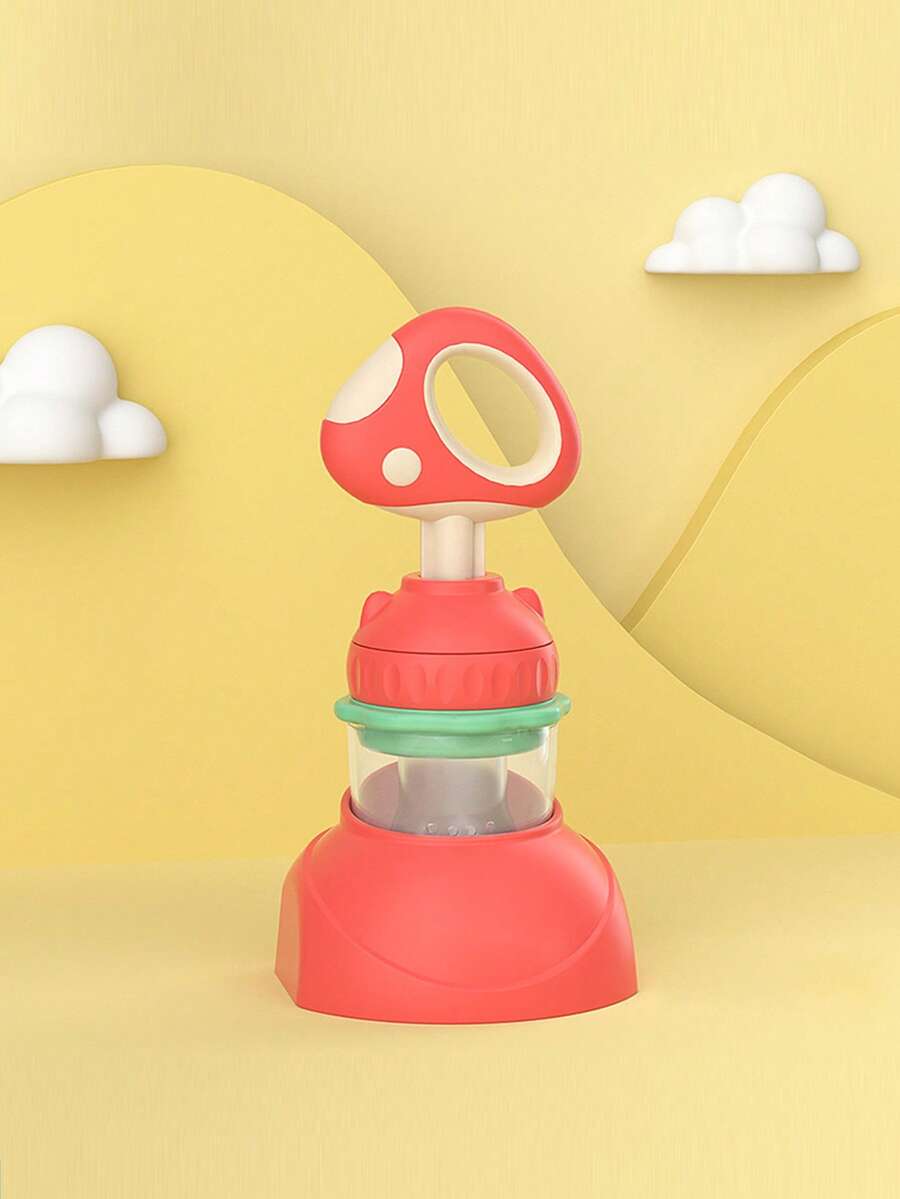 Bebé 1 pieza Mordedor con diseño de seta - Rojo - Ver 1