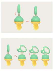 Bebé 1 pieza Mordedor con diseño de seta - Verde - Ver 4