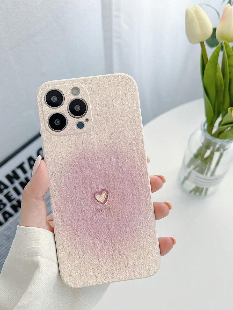 Heart Pattern Anti-fall Phone Case - Multicolor - View 1