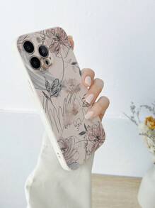Funda de teléfono a prueba de caídas, a prueba de agua, a prueba de golpes y resistente a los arañazos con estampado de flores bohemio para Apple - Multicolor - Ver 2