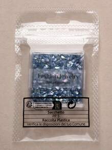 1 Hộp vỏ sò trang trí móng tay nghệ thuật DIY Mặt dây chuyền đá quý làm móng Đồ dùng làm móng - Màu xanh hải quân - Xem 4