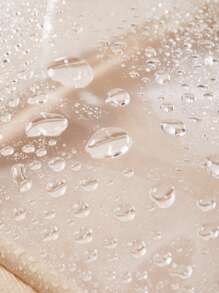 Túi trang điểm trong suốt - Màu be - Xem 4