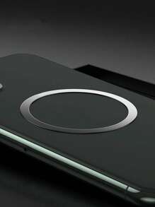 4pcs Iron Phone Magnetic Ring Wireless - Silver - View 5