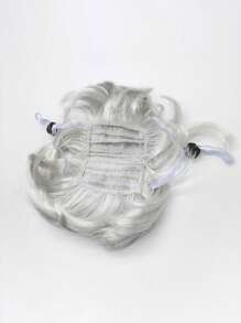 1pc Wig Design Pet Headwear - Silver - View 3