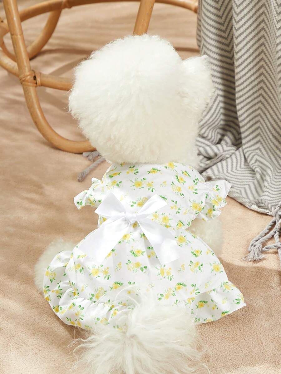 PETSIN 1PC In Hoa Nơ Trang Trí Váy Thú Cưng Cho Chó Và Mèo Để Trang Trí - Nhiều màu - Xem 1