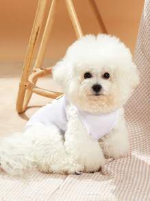 PETSIN 1PC Cartoon Cat Pattern Pet Tank Cho Chó Và Mèo Cho Mùa Hè - Nhiều màu - Xem 5