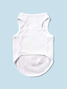 PETSIN 1PC Cartoon Cat Pattern Pet Tank Cho Chó Và Mèo Cho Mùa Hè - Nhiều màu - Xem 6