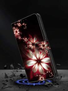 GLANDOTU Bourse Coque Avec Porte-Cartes Magnétique À Rabat Coque Compatible Avec Samsung Galaxie , Et Autre Téléphones Portables ( Rêve Imprimé ) - Multicolore - Voir 5