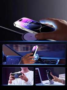 Apple Magnetic Phone Case Compatible With IPhone15/15Plus/15Pro/15Promax Waterproof Shockproof Anti-Fall Scratch Resistant