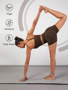 GLOWMODE Women Sports Shorts - Cinnamoninspiration - View 7