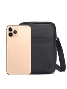 GAOLEMA A Casual Fashion Mobile Phone Protection Bag Small Items Storage Bag Mini Oblique Shoulder Bag, Suitable For Men And Women Daily Wear Outdoor Travel, Light And Portable - Black - View 4