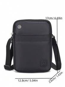 GAOLEMA A Casual Fashion Mobile Phone Protection Bag Small Items Storage Bag Mini Oblique Shoulder Bag, Suitable For Men And Women Daily Wear Outdoor Travel, Light And Portable - Black - View 6