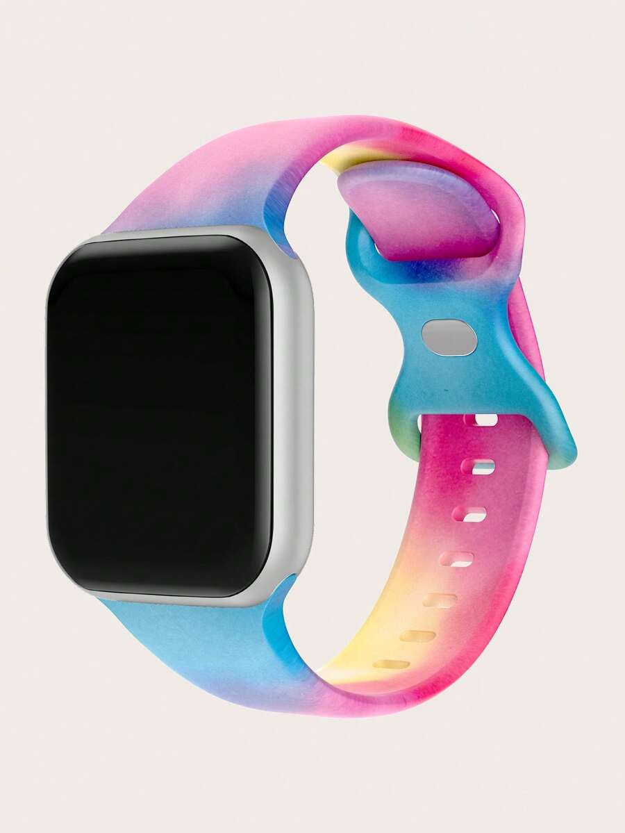 Dây đeo đồng hồ silicon ombre tương thích với Apple Watch - Ombre - Xem 1