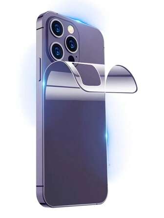 1張柔軟後屏幕膜適用於iphone