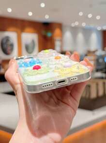 Ốp lưng điện thoại họa tiết hoa năm màu cho iPhone 16 tương thích với iPhone 13 Pro Max - Nhiều màu - Xem 3