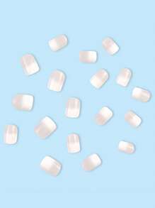 Trở nên quyến rũ với 24 chiếc Bộ móng tay giả hình bầu dục ngắn Ombre Full Cover Ấn vào móng tay Đồ dùng làm móng - Nhiều màu - Xem 6