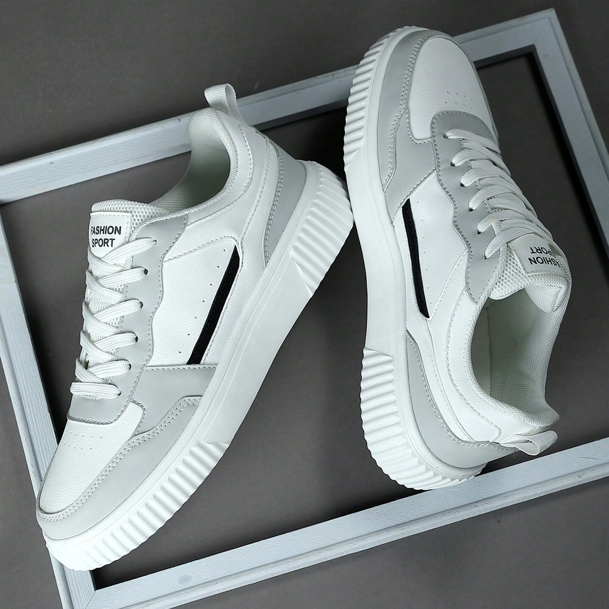 Zapatillas deportivas para hombre, zapatos casuales de moda con cordones para patinaje, zapatillas de deporte personalizadas de ropa urbana