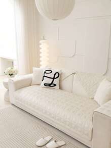 1 Chi Tiết Hình Học Sofa Khăn Hiện Đại Polyester Chống Trơn Trượt Ghế Sofa Chăn Cho Gia Đình, Tất Cả Các Mùa - Màu be - Xem 1