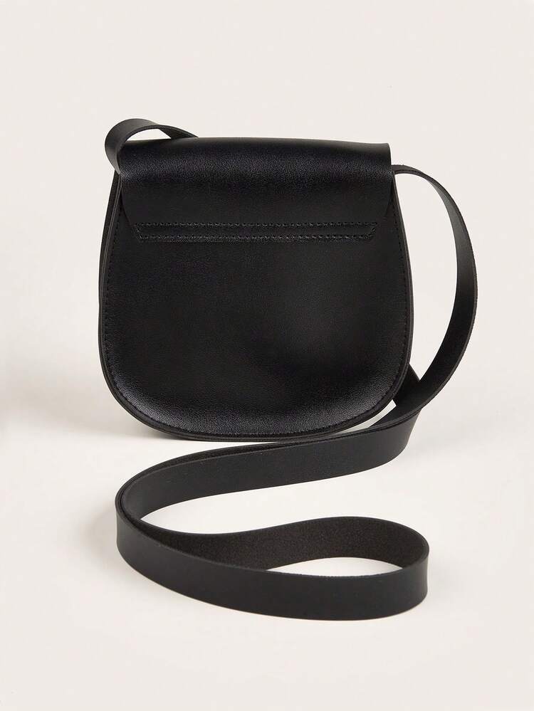 Julie Fringe Small Crossbody Bag - Black - View 3