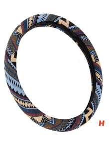 1 cái Bọc Vô Lăng Ô Tô Họa Tiết Hình Học - Nhiều màu - Xem 1