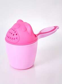 1pc Baby Cartoon Bear Design Shower Cup - Pink - View 2