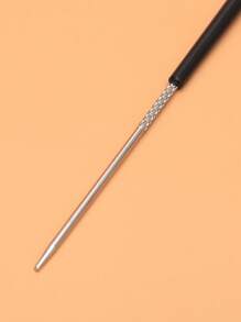 Cepillo para el cabello en bloque, 1 cepillo para cejas con cola de rata, peine de cejas puntiagudo negro de plástico, peine de cola puntiaguda - Multicolor - Ver 6