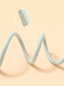 1pc Braided Rope Pet Leash, Baby Blue Durable Pet Leash For Household - Baby Blue - View 5