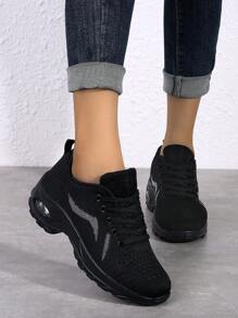 運動舞鞋雙色前綁帶運動鞋