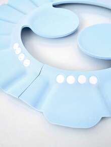 Baby Cartoon Bear Design Waterproof Cute Hair Washing Cap - Blue - View 3