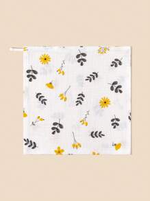 Bebé niñas 2 piezas Babero con patrón floral - Multicolor - Ver 4