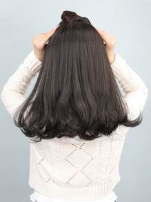 Kẹp Tóc Xoăn Ngắn Tổng Hợp - màu đen - Xem 4