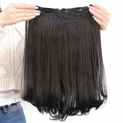 Clip In Short Curly Synthetic Hair Extension