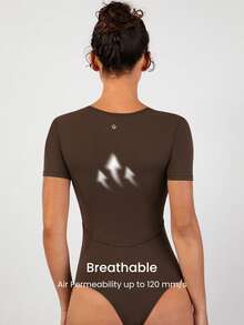 GLOWMODE FeatherFit™ Prima Ballerina 2-in-1 Bodysuit - Cinnamoninspiration - View 2