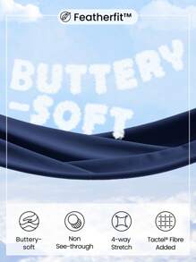 GLOWMODE FeatherFit™ Ballerina 2 trong 1 Áo liền quần chặt - Màu xanh hải quân - Xem 7