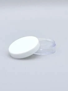 1Pc 20G Nhựa Mặt Mỹ Phẩm Hũ Kem Mắt Chai Cho Nữ Trang Điểm Hộp Đựng Mỹ Phẩm - trắng - Xem 1